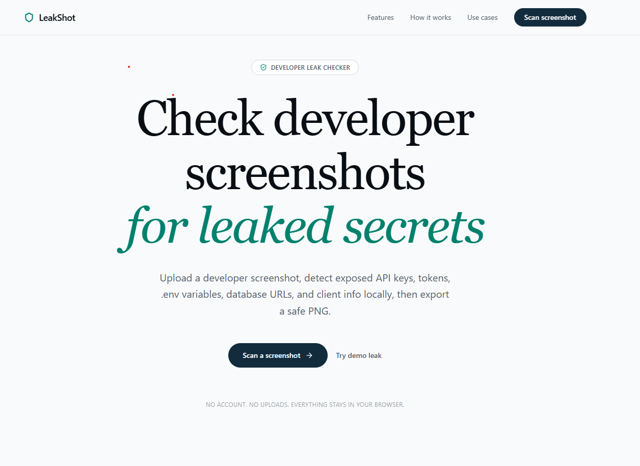 LeakShot